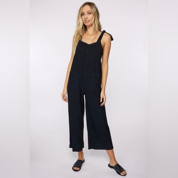 O'Neill Pants - O'Neill Sid Jumpsuit Navy Blue Medium